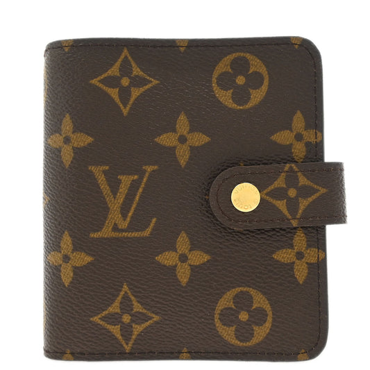Louis Vuitton Monogram Compact Zip Wallet M61667