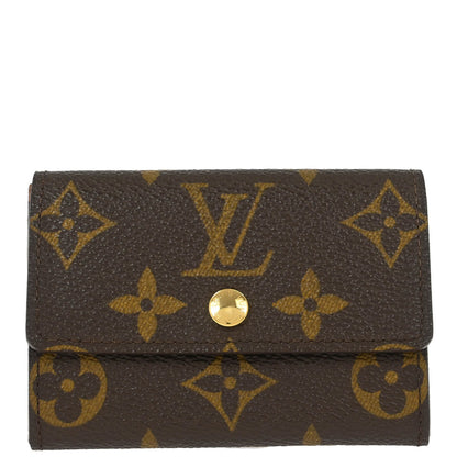 Louis Vuitton Monogram Porte Monnaie Plat Coin Case Wallet M61930