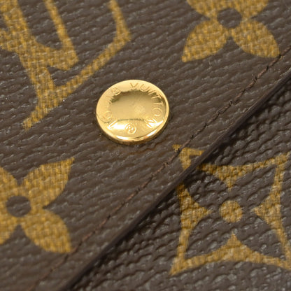 Louis Vuitton Monogram Porte Monnaie Plat Coin Case Wallet M61930