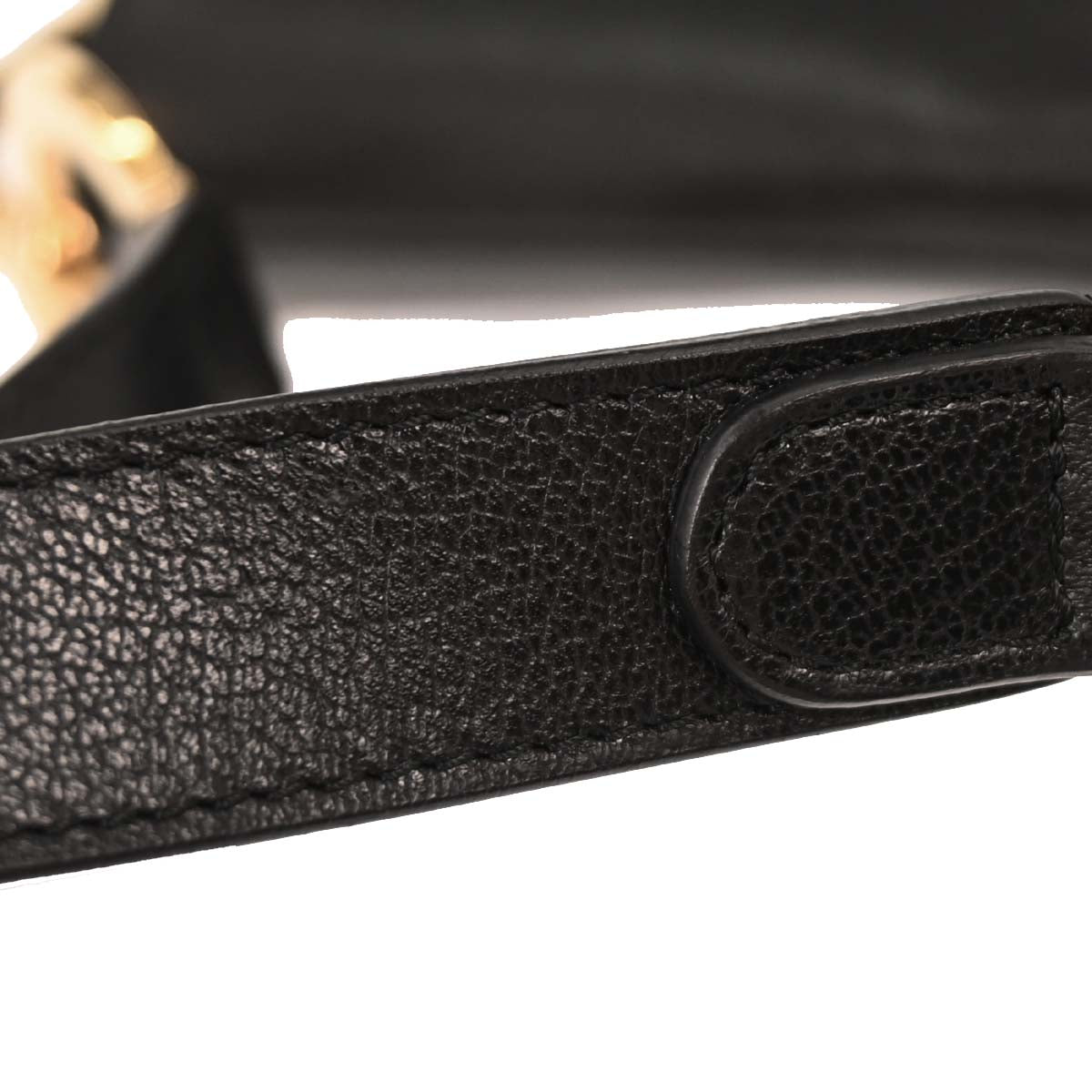 Christian Dior Black Leather Saddle Handbag