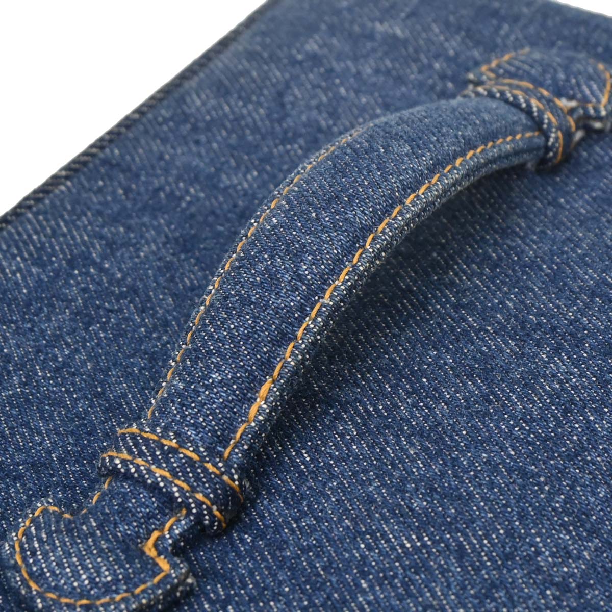 Chanel Blue Denim Vanity Handbag