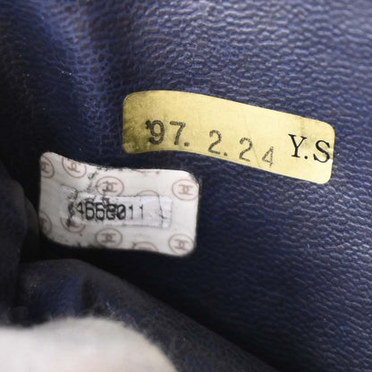 Chanel Blue Denim Vanity Handbag