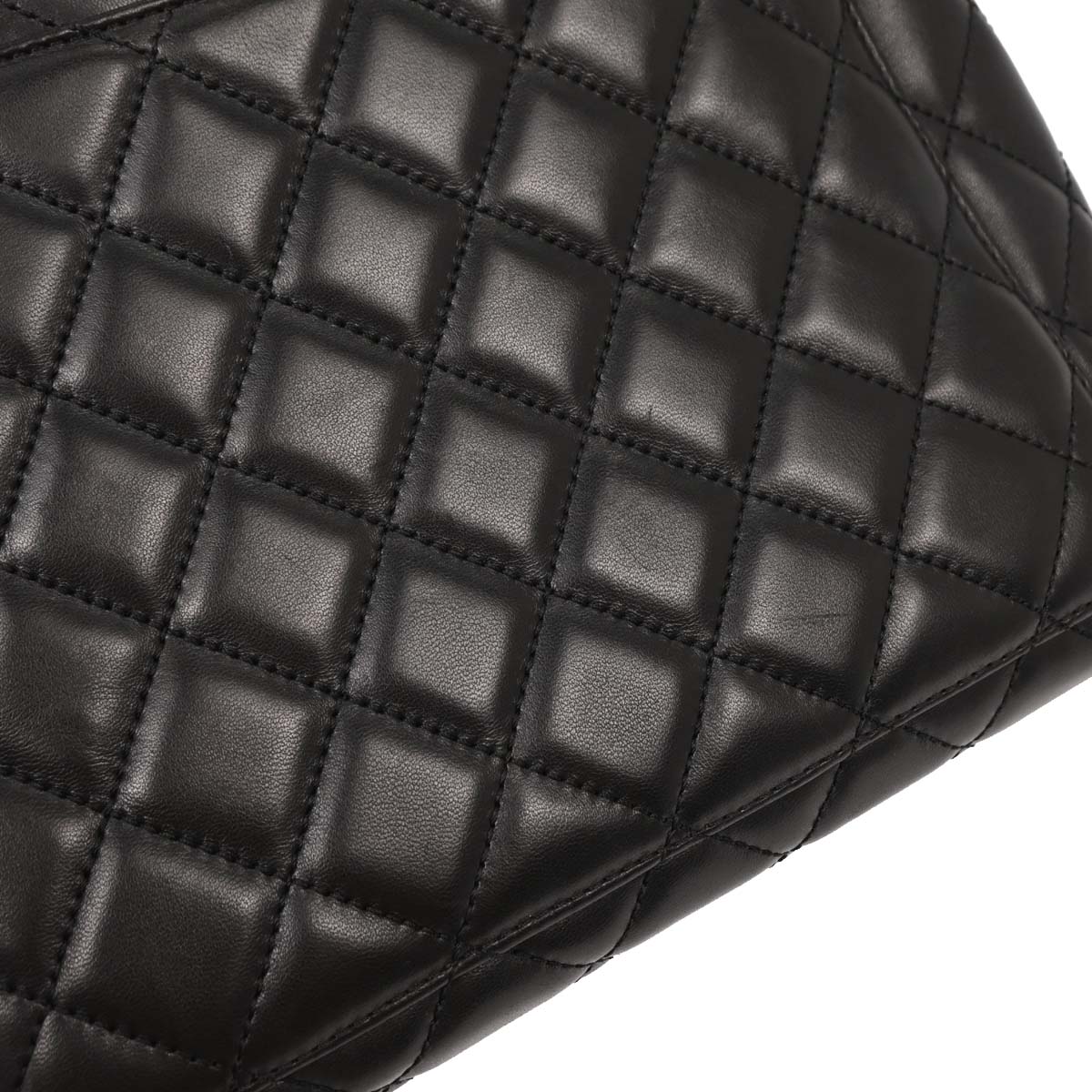 Chanel Black Lambskin Top Handle Handbag
