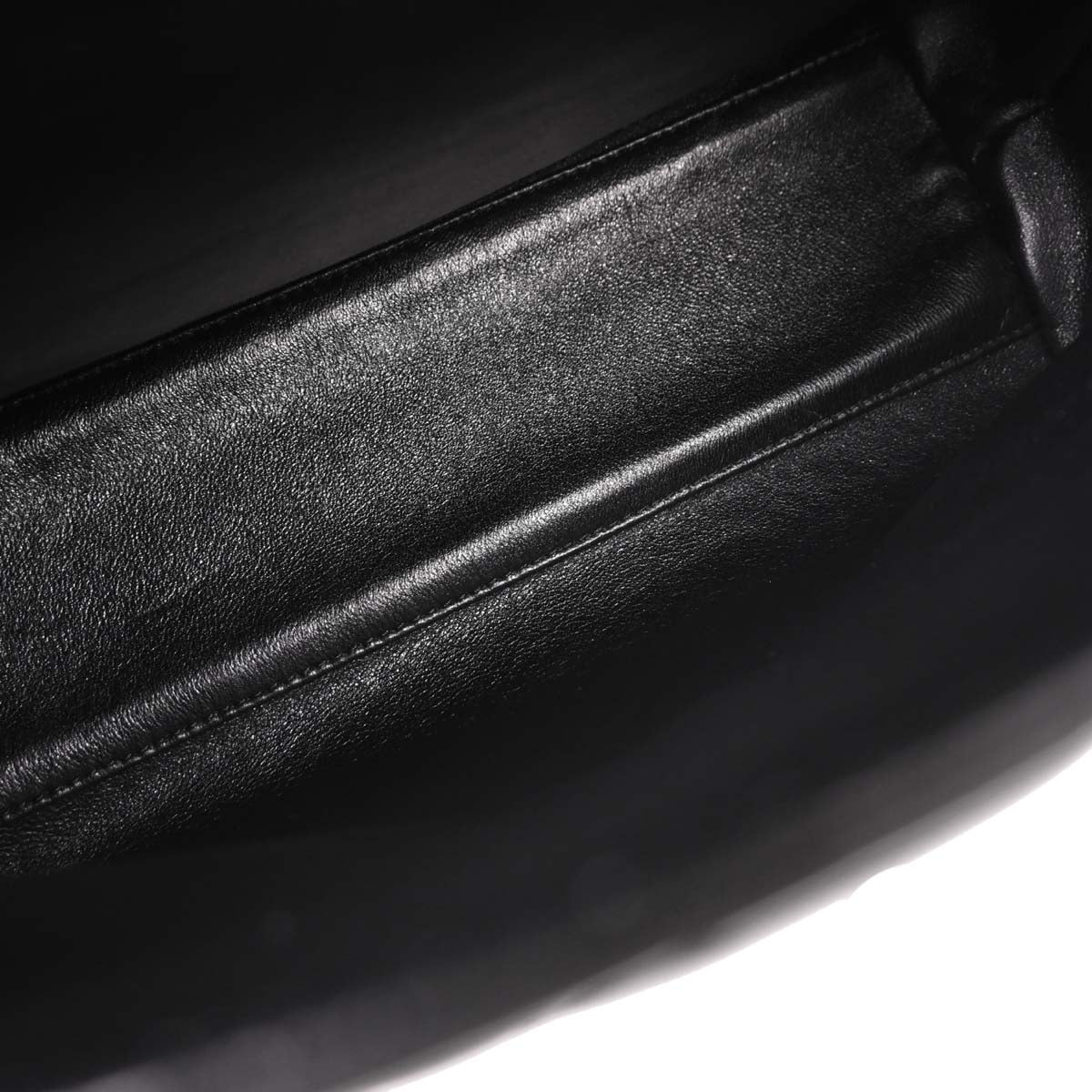 Chanel Black Lambskin Top Handle Handbag