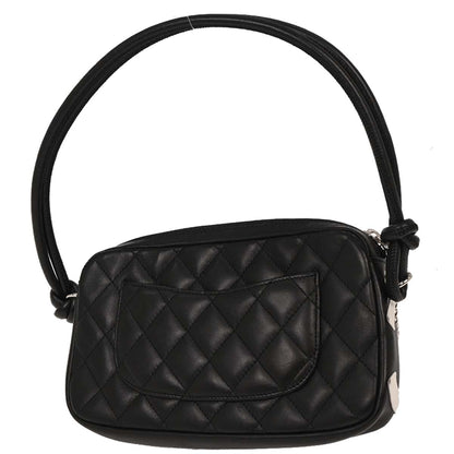Chanel Black Calfskin Cambon Ligne Handbag