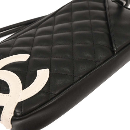 Chanel Black Calfskin Cambon Ligne Handbag