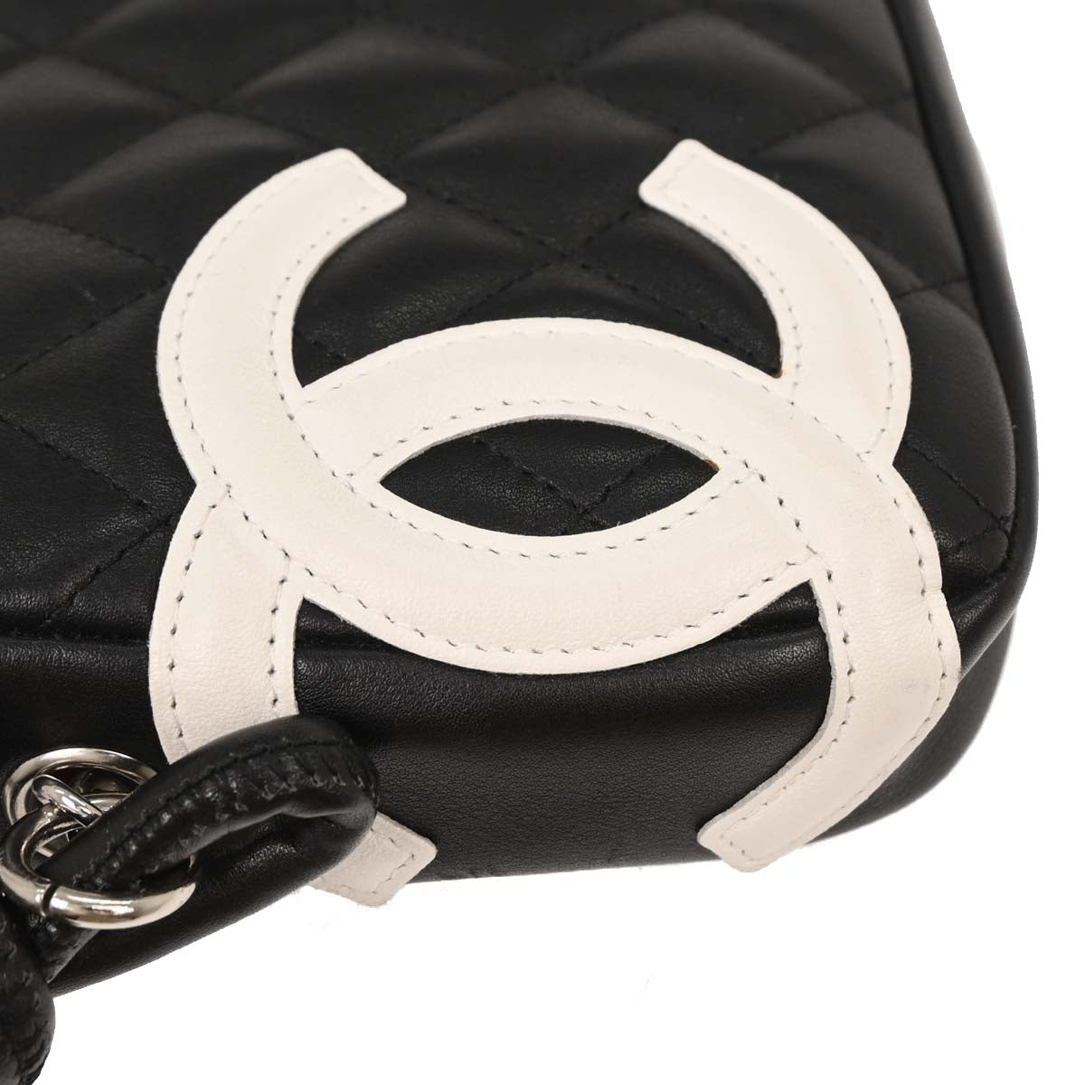 Chanel Black Calfskin Cambon Ligne Handbag