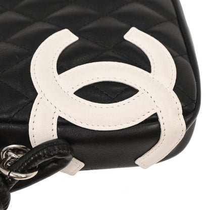 Chanel Black Calfskin Cambon Ligne Handbag