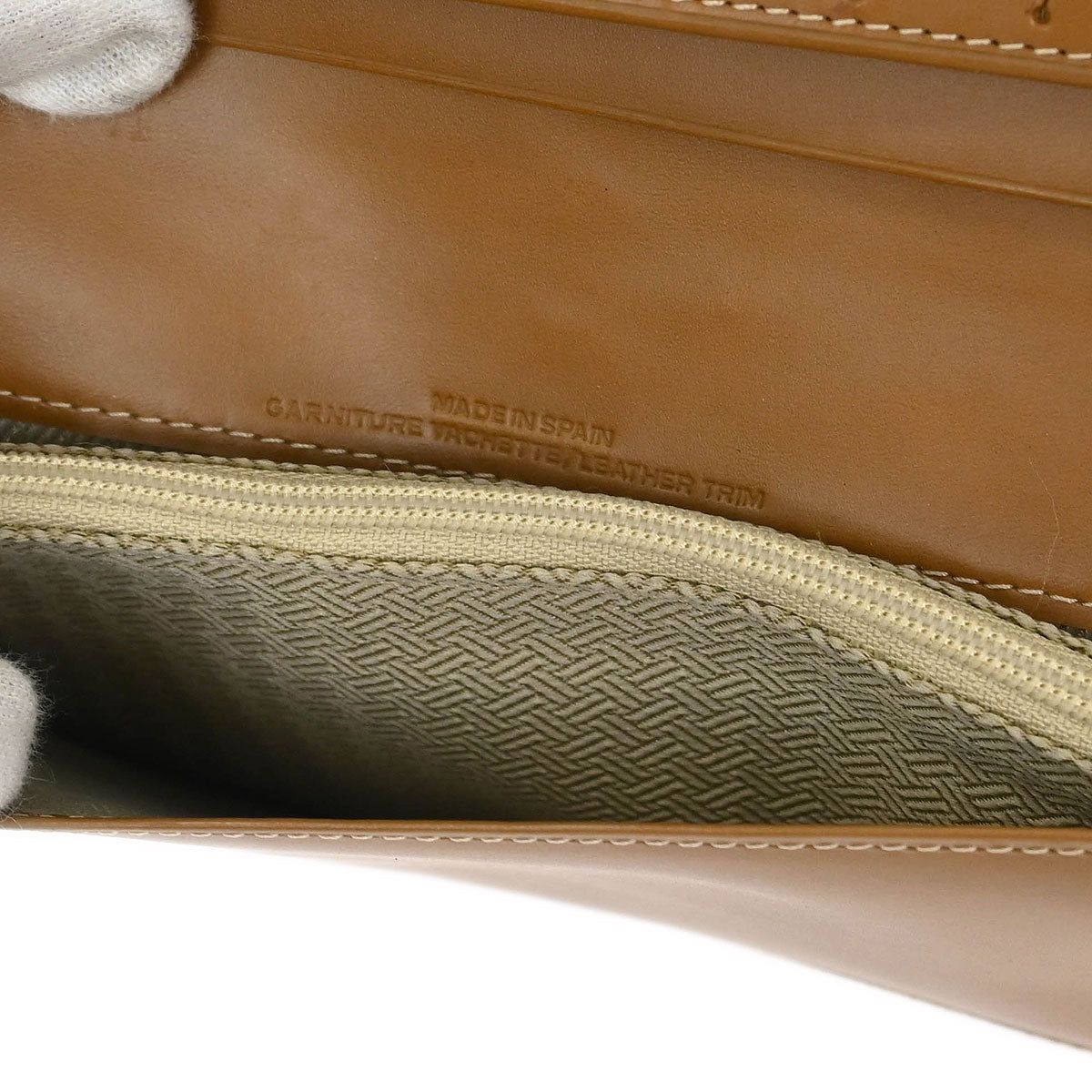 Christian Dior Beige Trotter Wallet