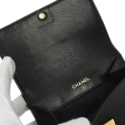 Chanel Black Caviar Wallet