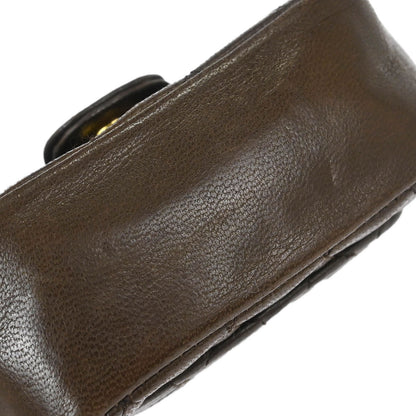 Chanel Brown Lambskin Classic Flap Micro Bum Belt Bag