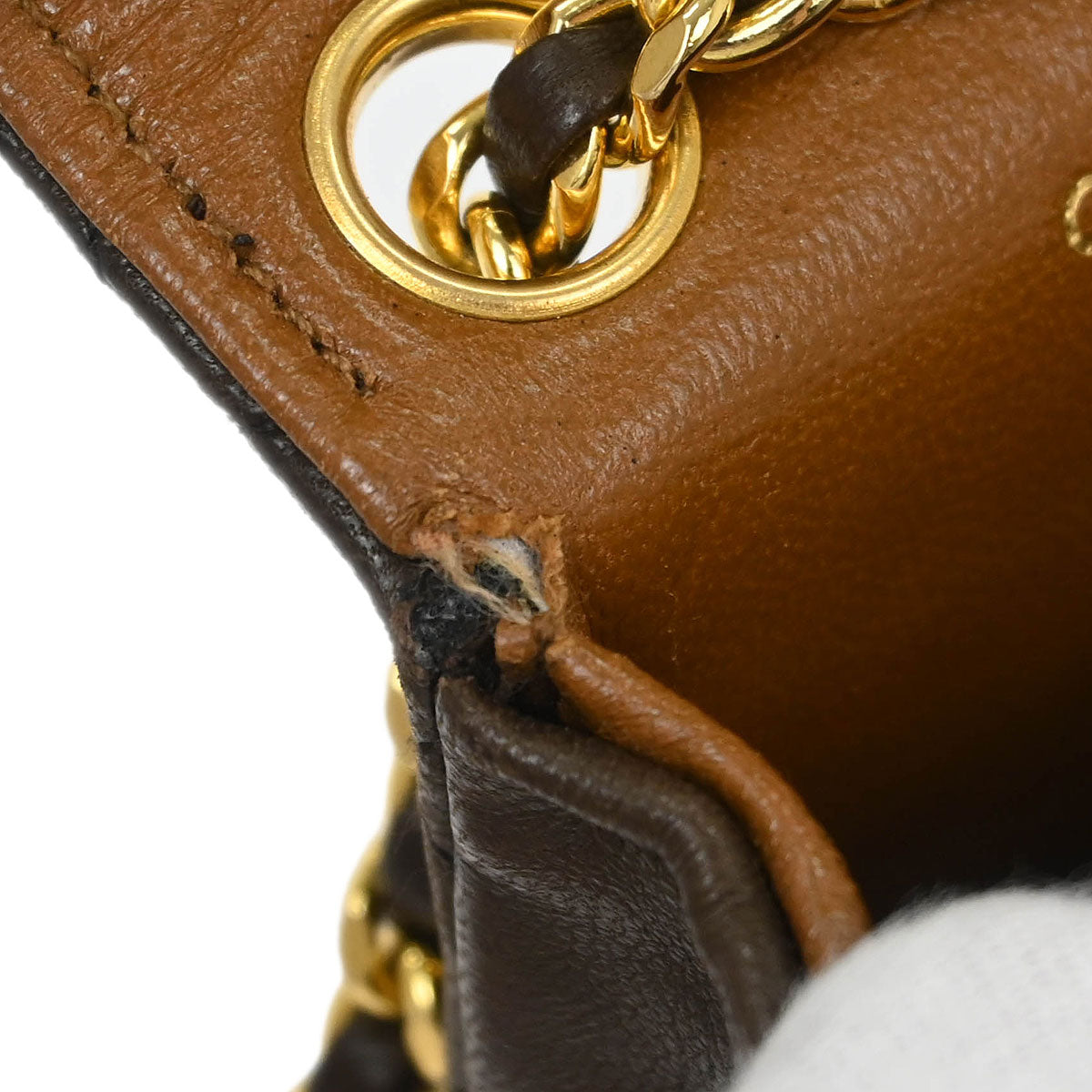 Chanel Brown Lambskin Classic Flap Micro Bum Belt Bag
