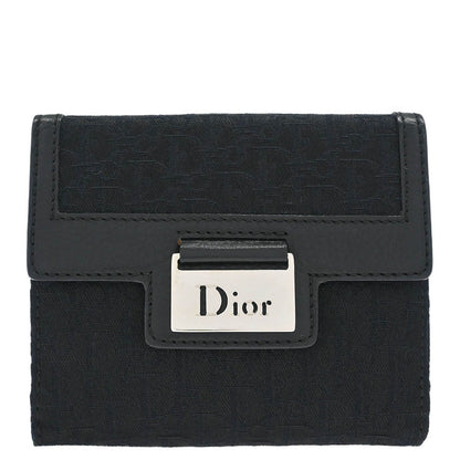Christian Dior Black Street Chic Trotter Wallet