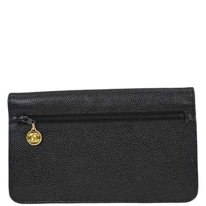 Chanel Black Caviar Wallet