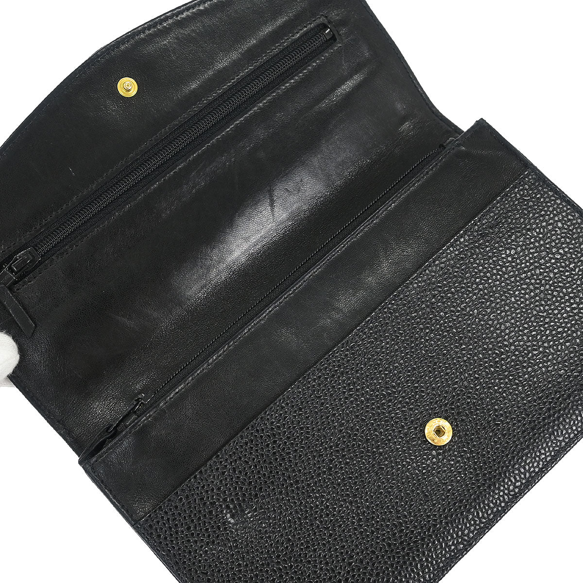 Chanel Black Caviar Wallet