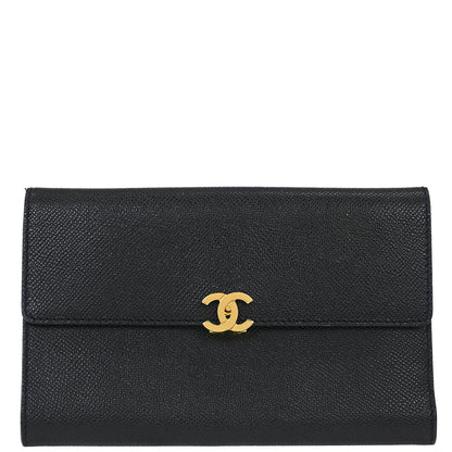 Chanel Black Caviar Wallet
