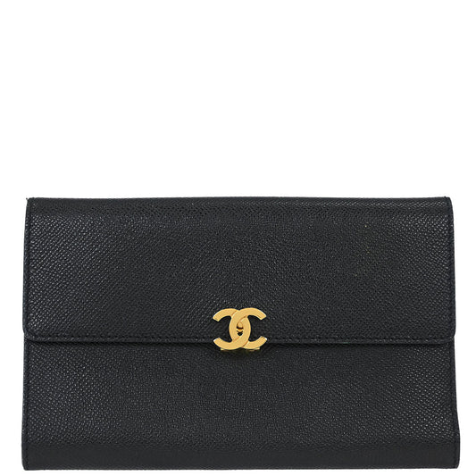 Chanel Black Caviar Wallet