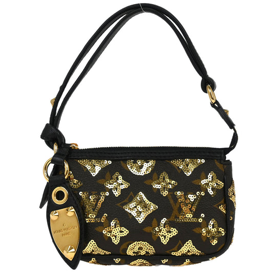 Louis Vuitton Eclipse Mini Pochette Accessoires Handbag M60125