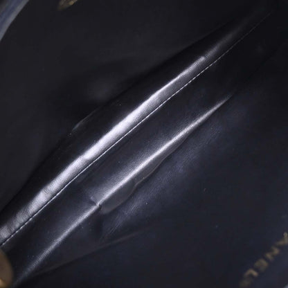 Chanel Navy Caviar Shoulder Tote Bag