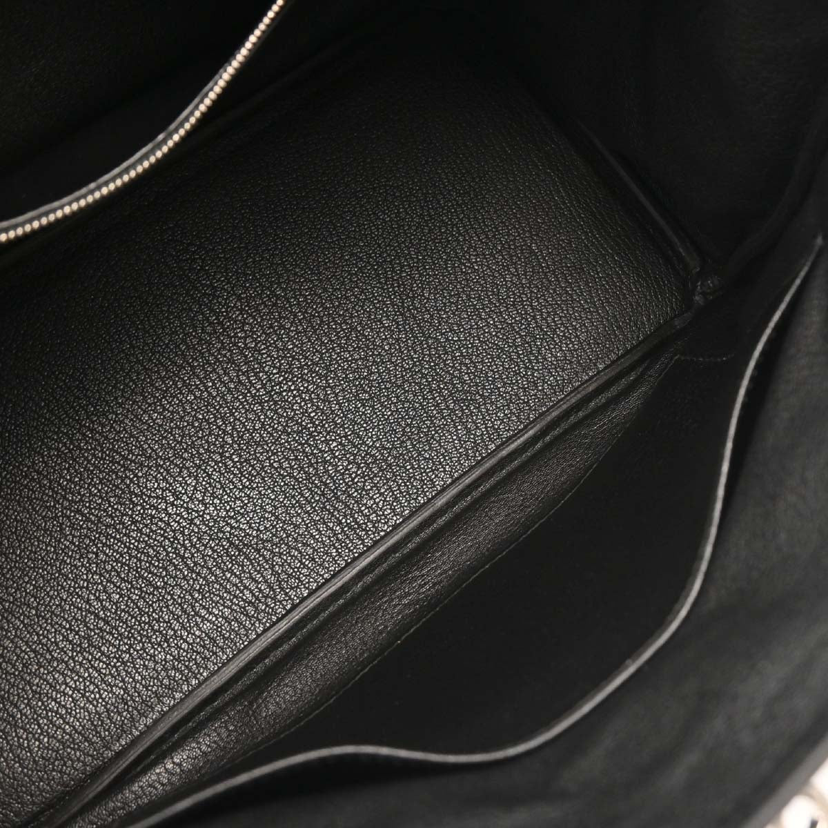 Hermes Black Taurillon Clemence Birkin 30 Handbag