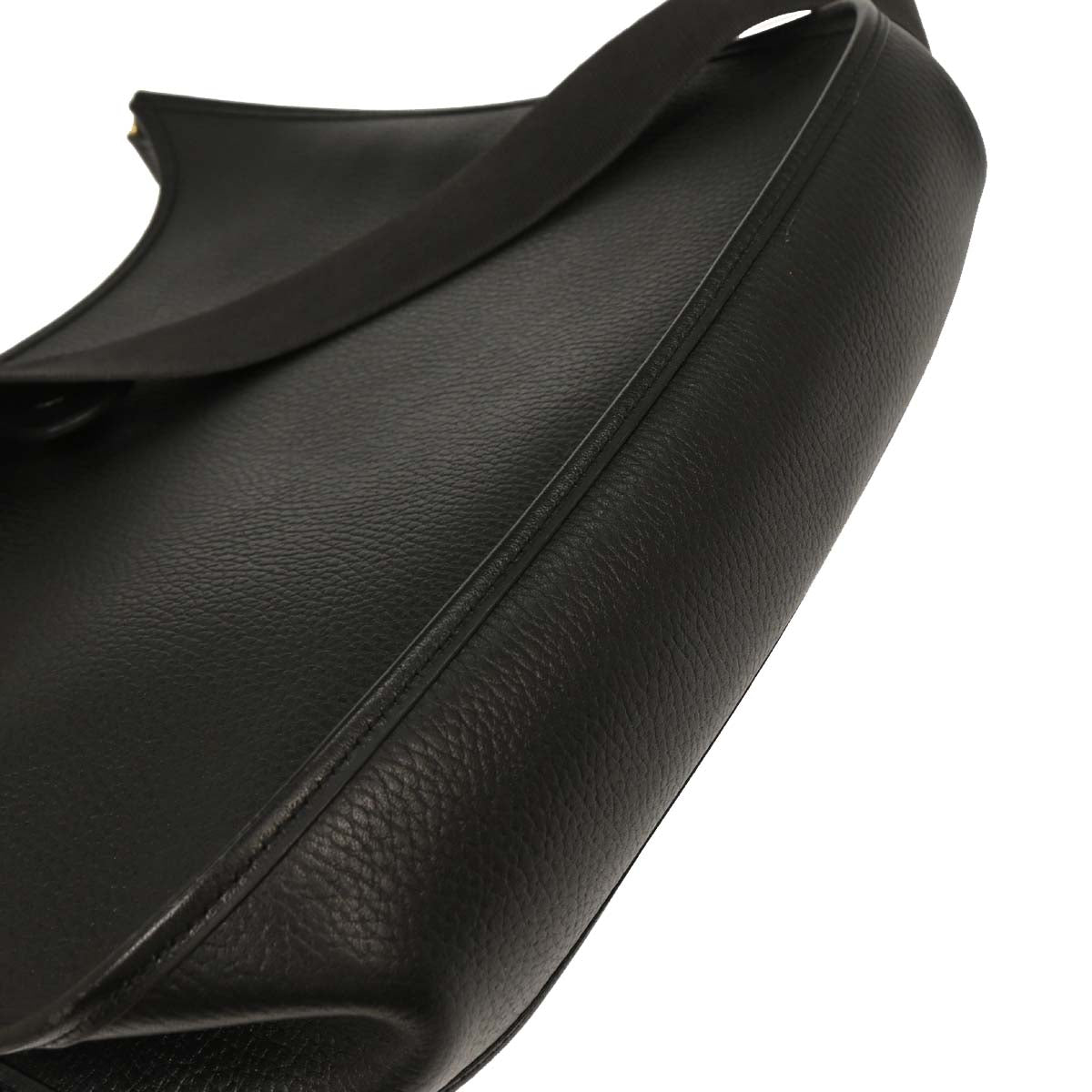 Hermes Black Ardennes Evelyne 1 GM Shoulder Bag
