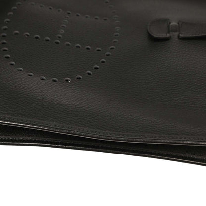 Hermes Black Ardennes Evelyne 1 GM Shoulder Bag