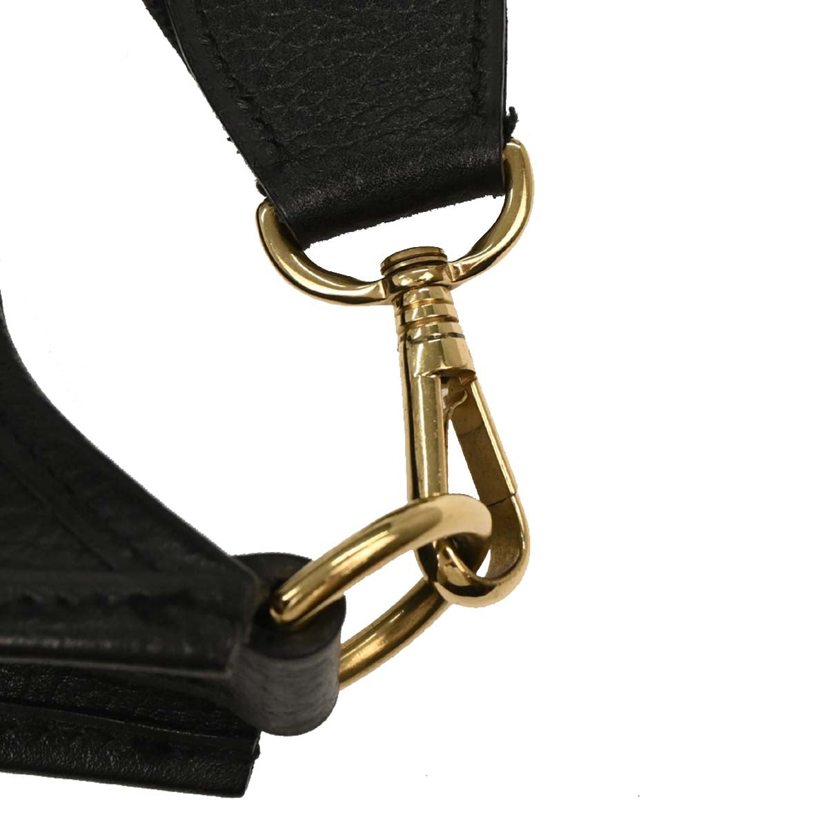 Hermes Black Ardennes Evelyne 1 GM Shoulder Bag