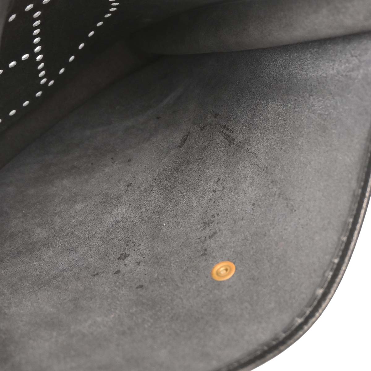 Hermes Black Ardennes Evelyne 1 GM Shoulder Bag