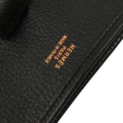 Hermes Black Ardennes Evelyne 1 GM Shoulder Bag