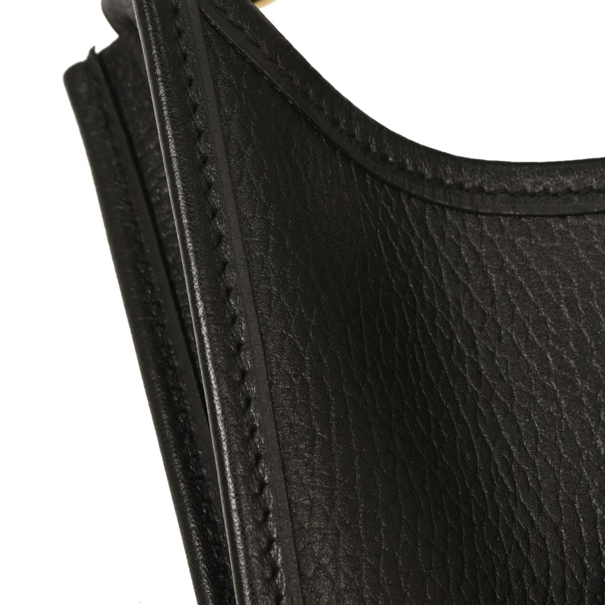 Hermes Black Ardennes Evelyne 1 GM Shoulder Bag