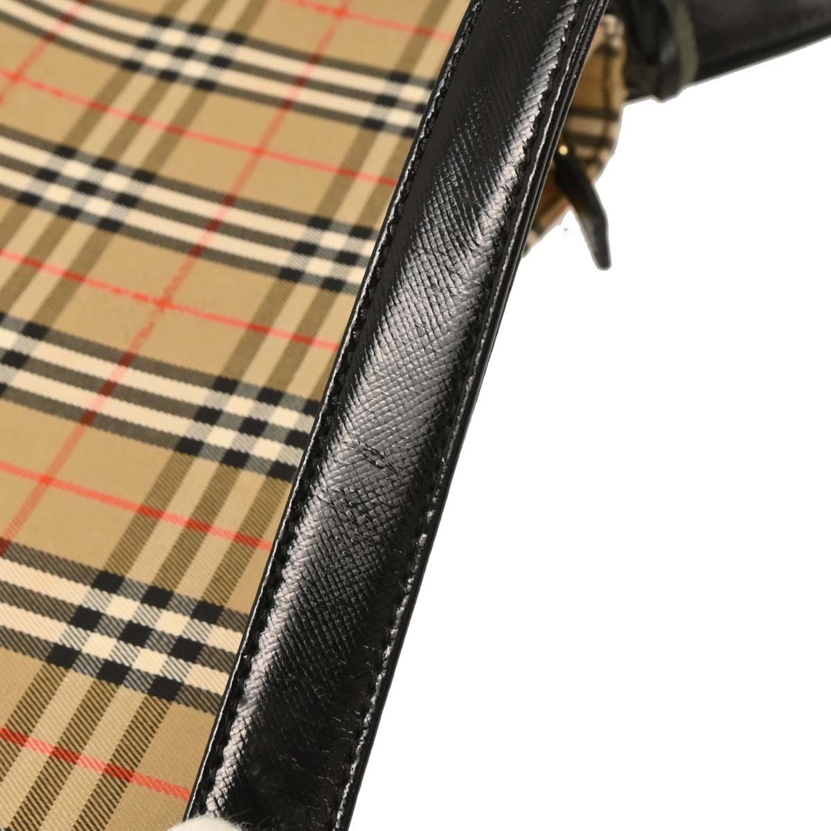 Burberry Beige Black House Check Shoulder Bag