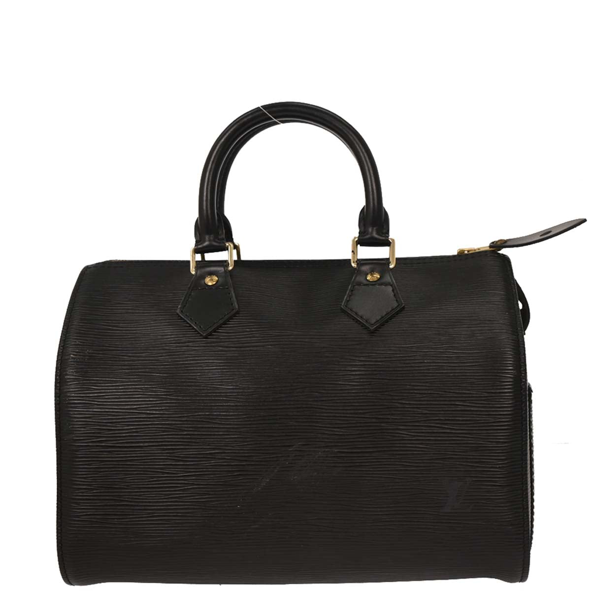 Louis Vuitton Black Epi Speedy 25 Handbag M43012
