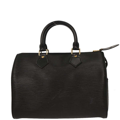 Louis Vuitton Black Epi Speedy 25 Handbag M43012