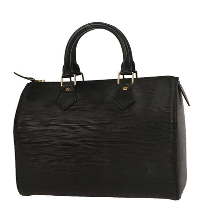 Louis Vuitton Black Epi Speedy 25 Handbag M43012