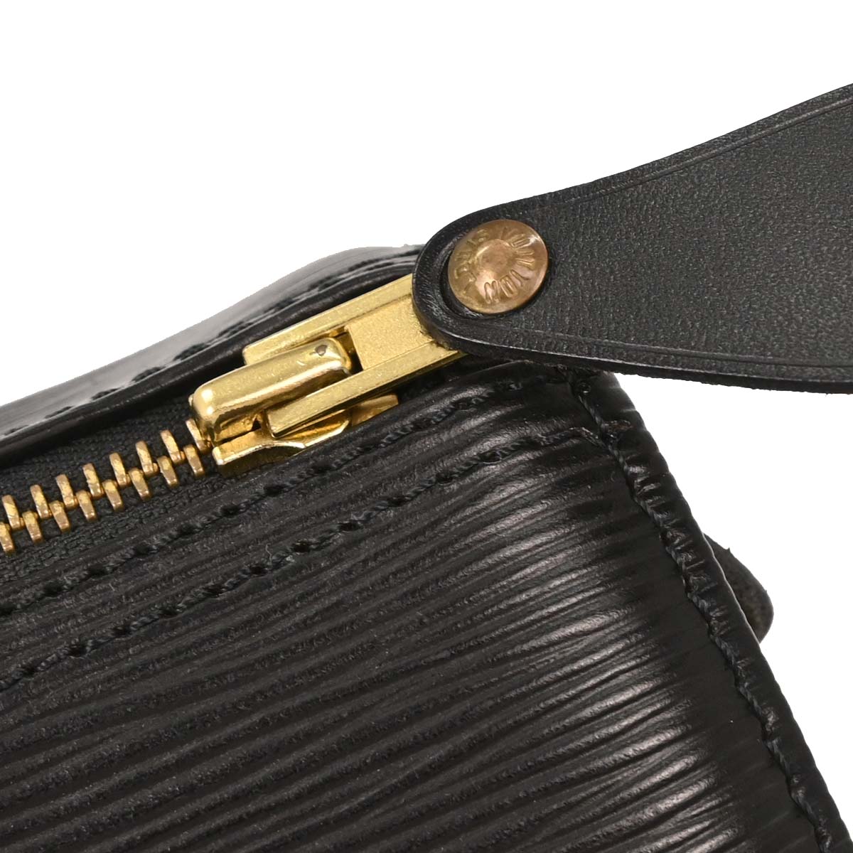 Louis Vuitton Black Epi Speedy 25 Handbag M43012