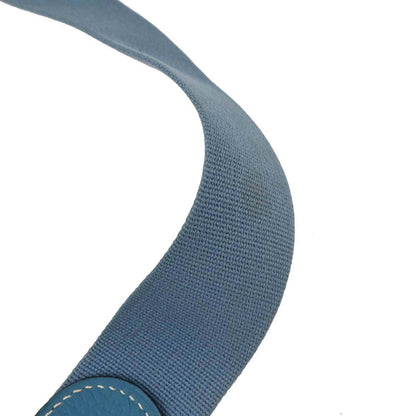 Hermes Blue Jean Togo Evelyne 1 PM Shoulder Bag