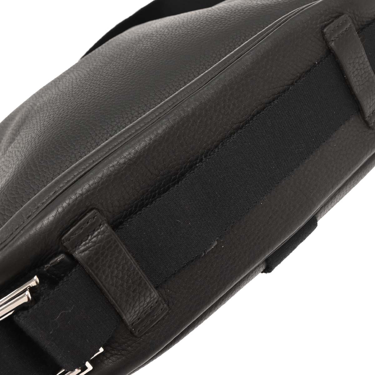 Hermes Black Taurillon Clemence Tibet Vertical MM Shoulder Bag