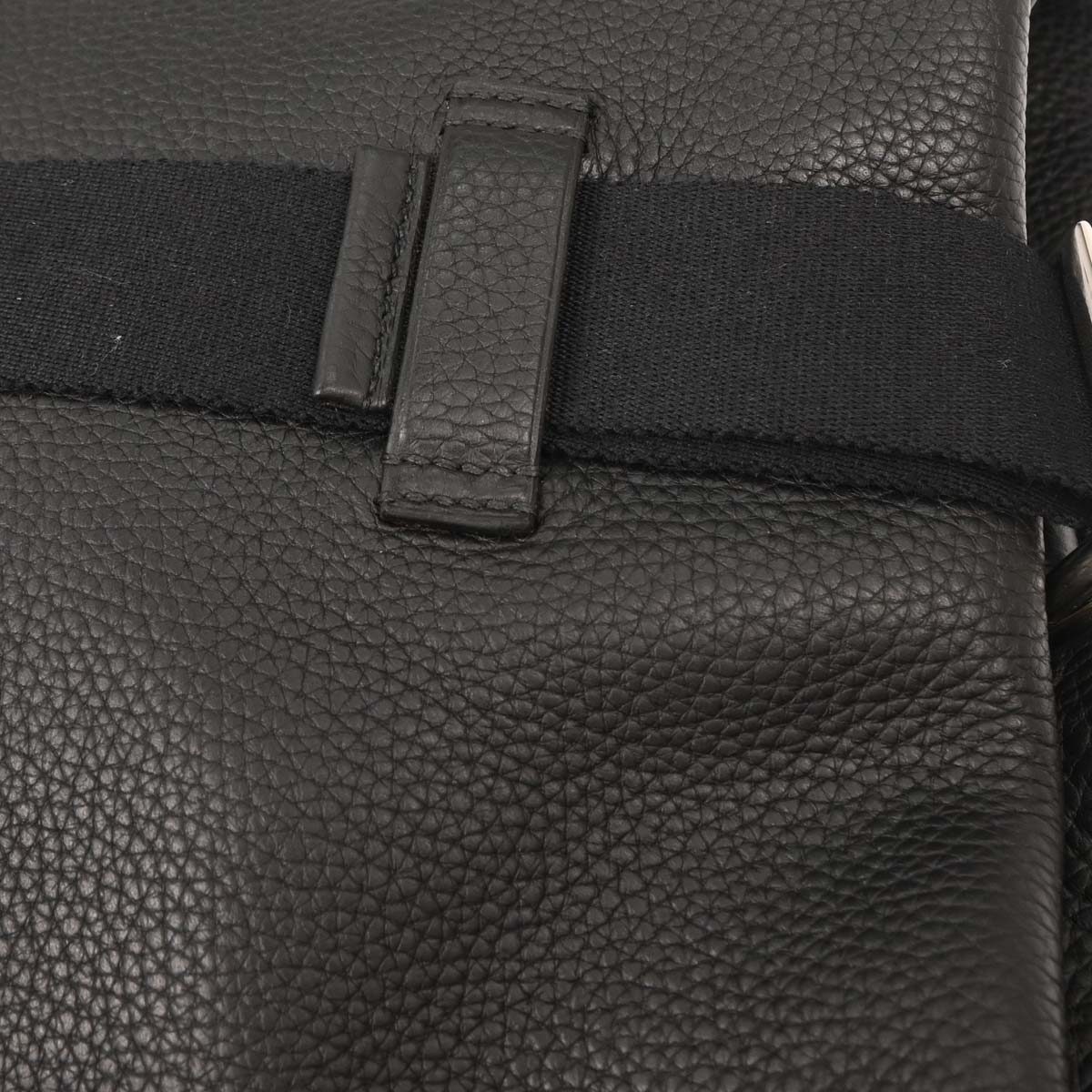 Hermes Black Taurillon Clemence Tibet Vertical MM Shoulder Bag