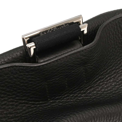 Hermes Black Taurillon Clemence Tibet Vertical MM Shoulder Bag