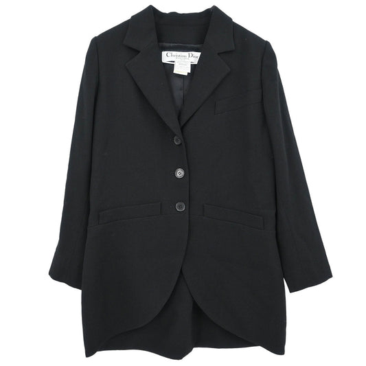 Christian Dior Single Breasted Jacket Black #46