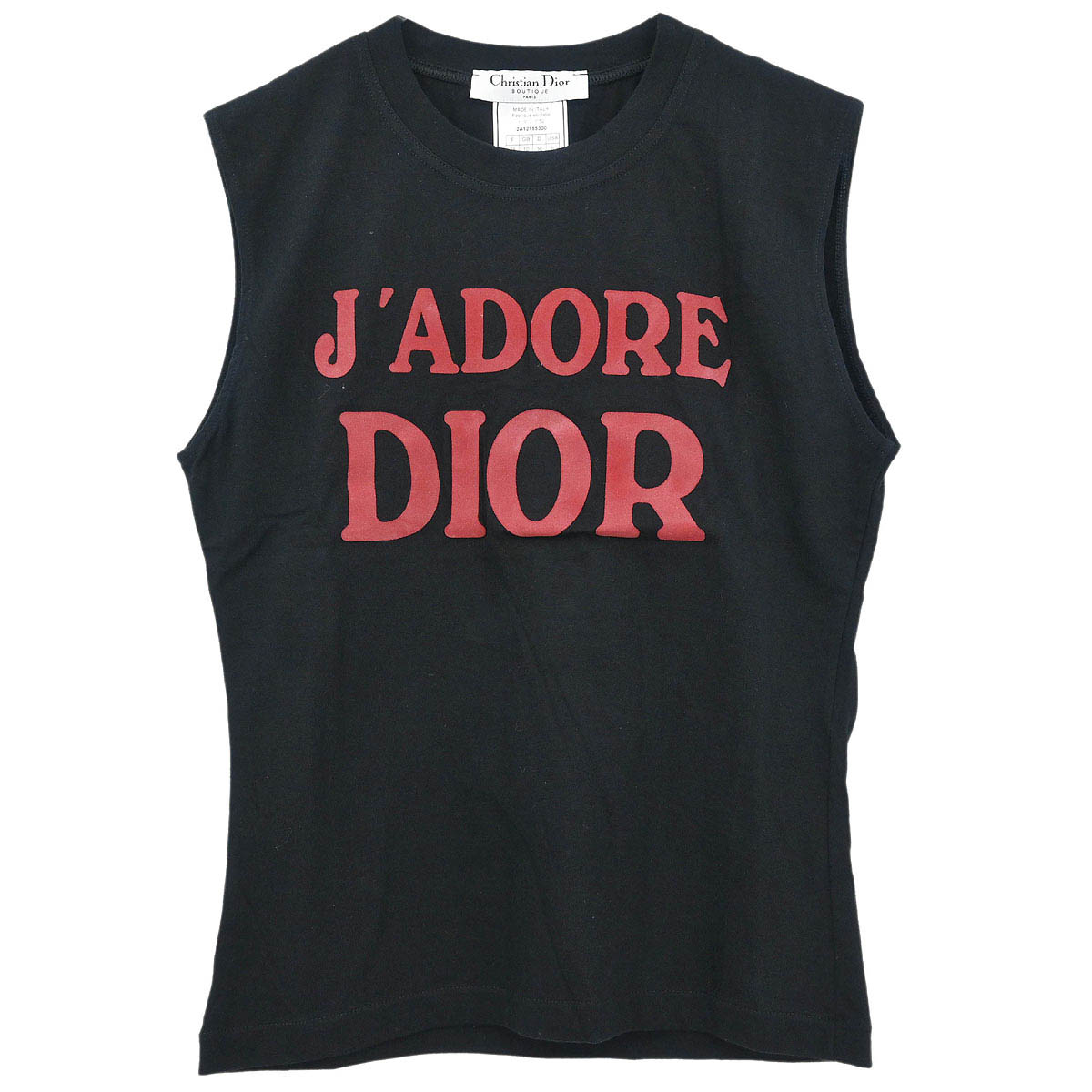 Christian Dior Sleeveless Tank Top Black #38