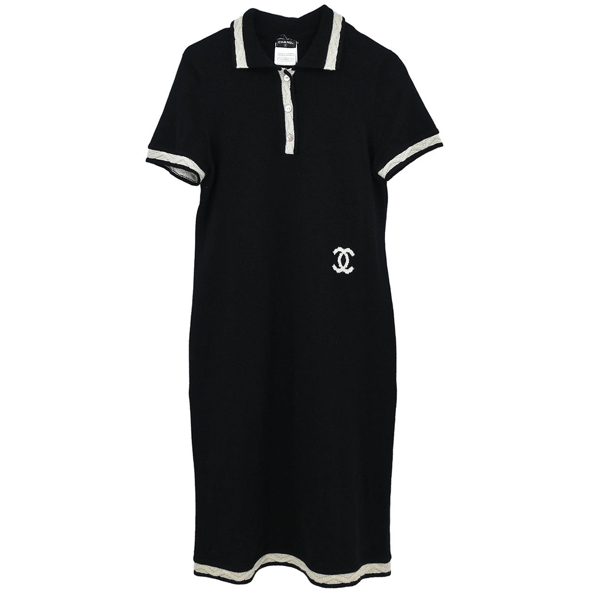 Chanel Short Sleeve Dress Black #40