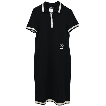 Chanel Short Sleeve Dress Black #40