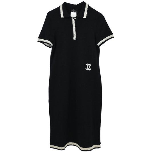 Chanel Short Sleeve Dress Black #40