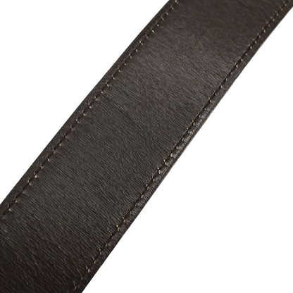 Hermes Black Box Calf Cheval Horse Buckle Belt #70 Small Good