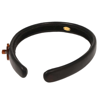 Chanel Turnlock Headband Hair Accessories Black