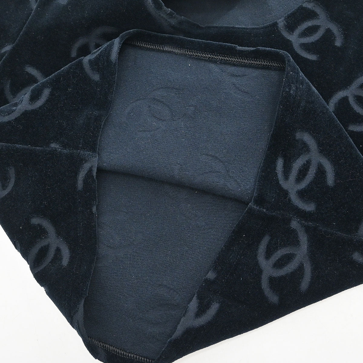 Chanel Short Sleeve Top Cropped Black #40