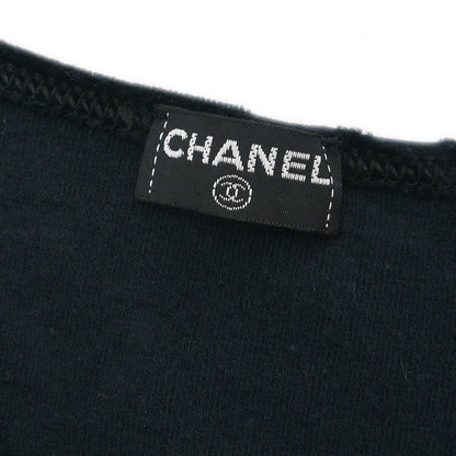 Chanel Short Sleeve Top Cropped Black #40