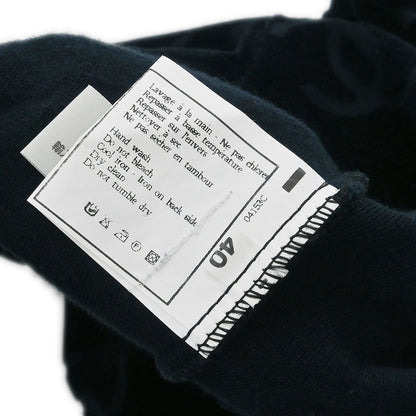 Chanel Short Sleeve Top Cropped Black #40