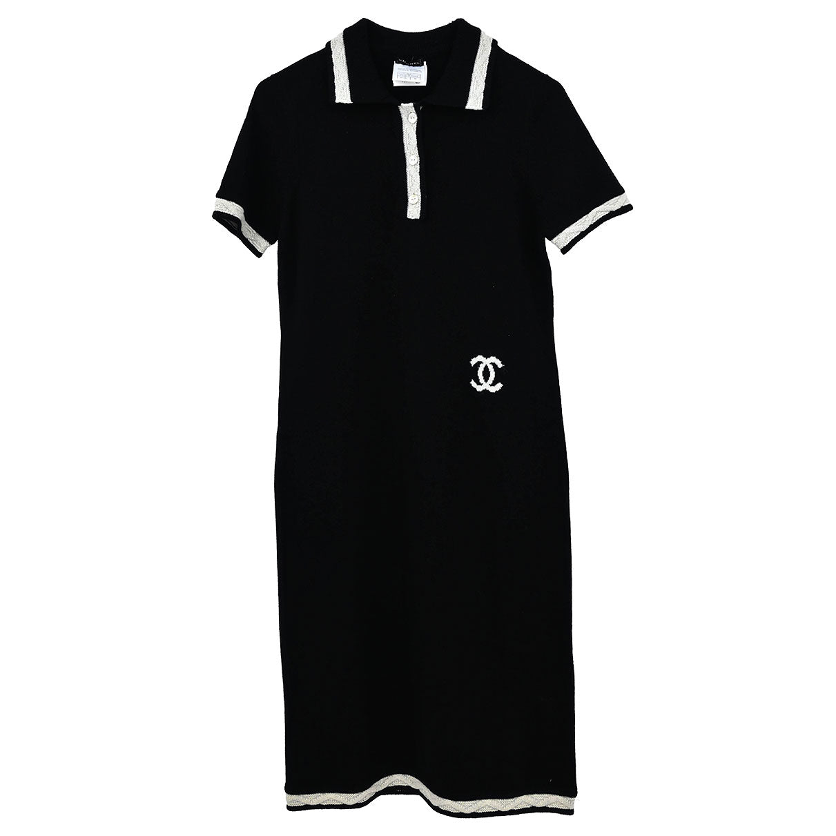 Chanel Short Sleeve Dress Black #38